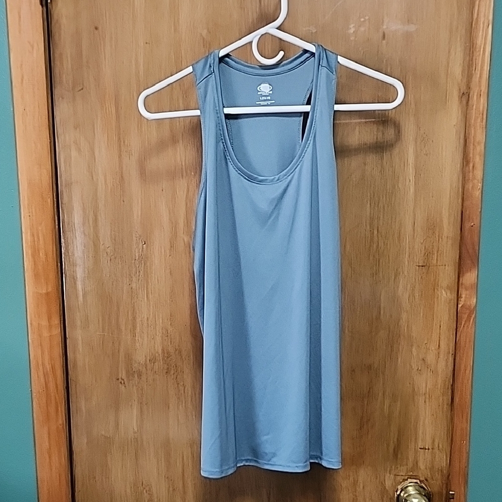 **2 for $10** Athletic Works Blue Sleeveless Tank Top